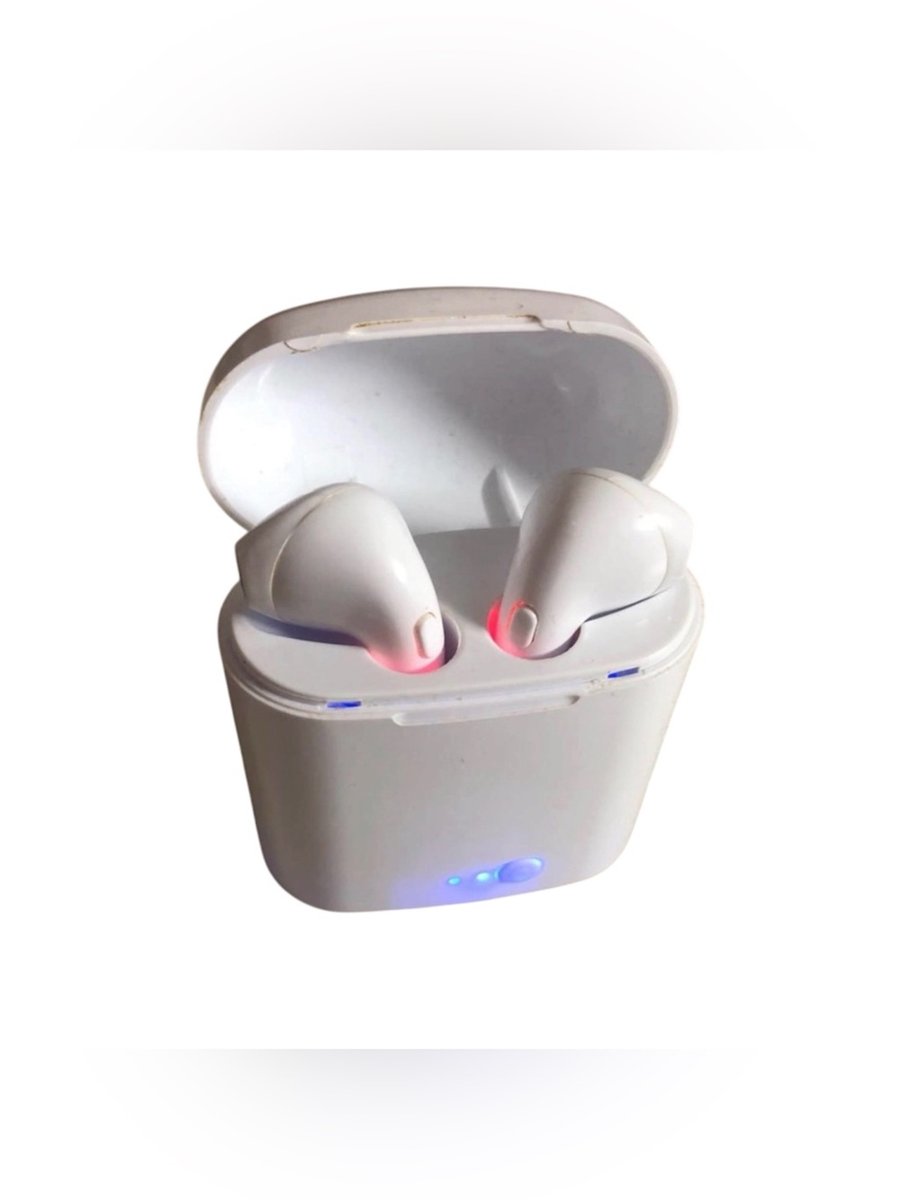 i7 Travelocity Bluetooth Twin White Earbuds